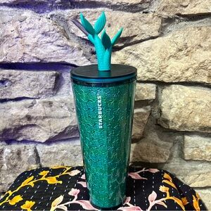 NWT STARBUCKS Kitchen Siren Scales Venti (24oz / 710 ML) Cold Cup Tumbler